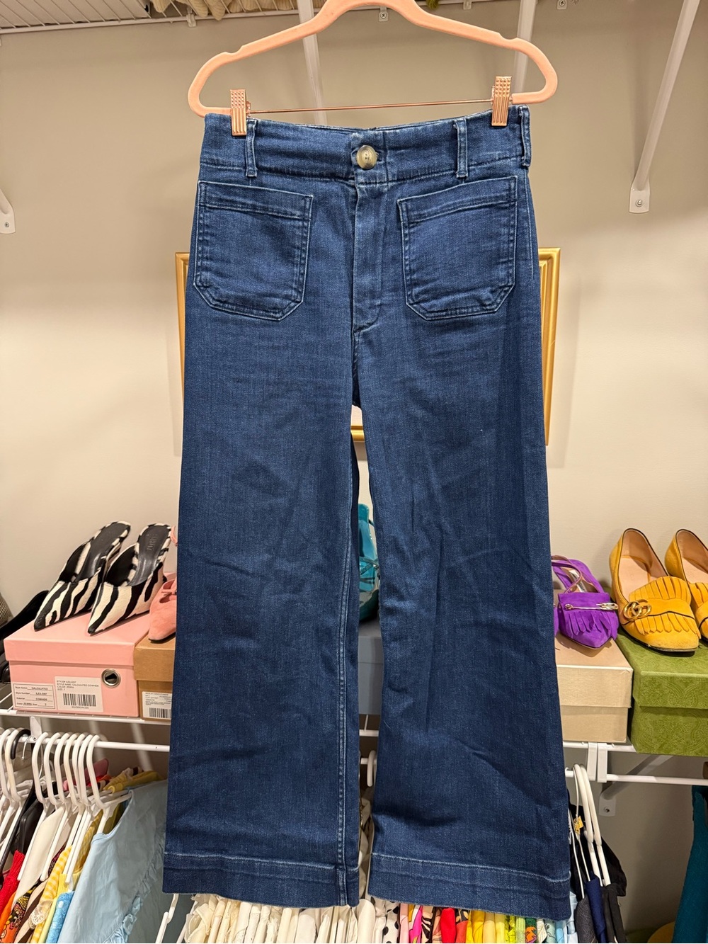 Maeve Anthropologie Wide Leg Colette Jeans